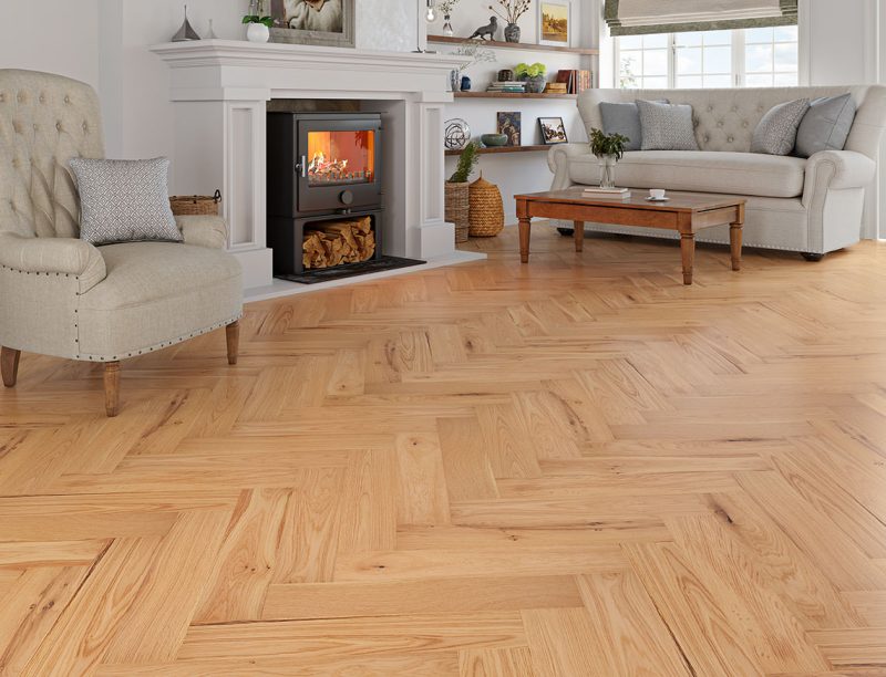 Sussex Range Engineered Wood Herringbone Epping room