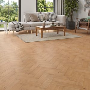 Sussex Range Engineered Wood Herringbone Gillingham room