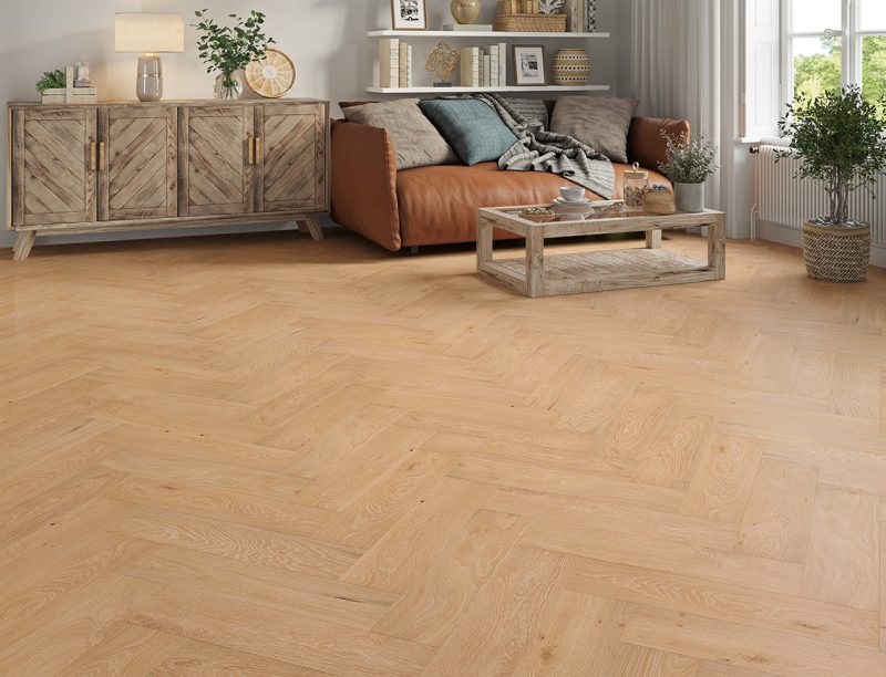 Sussex Range Engineered Wood Herringbone Abernethy room