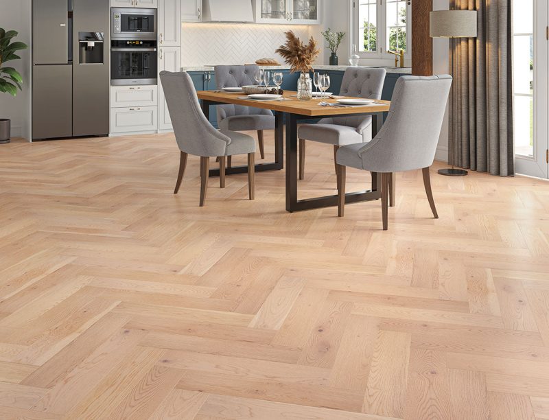 Sussex Range Engineered Wood Herringbone Salcey room