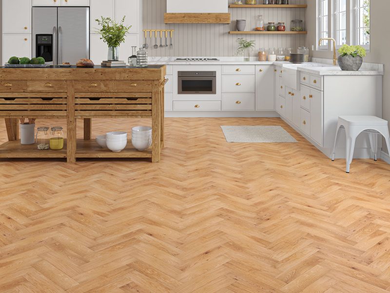 Sussex Range Engineered Wood Herringbone Haldon room