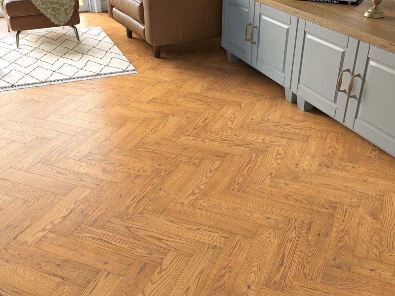 Sussex Range Engineered Wood Herringbone Moors