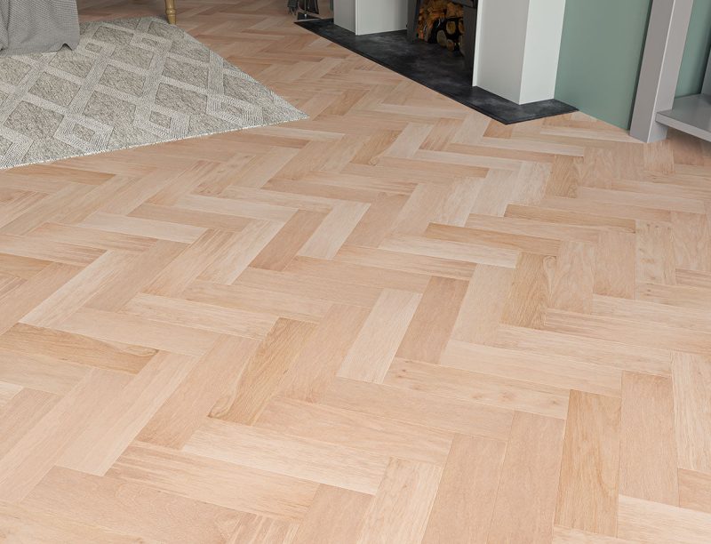 Sussex Range Engineered Wood Herringbone New Oak