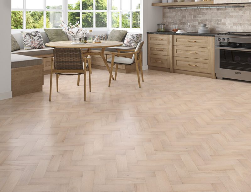 Sussex Range Engineered Wood Herringbone Whinfell room