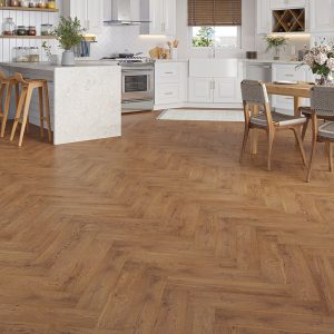 Sussex Range Engineered Wood Herringbone Thetford room